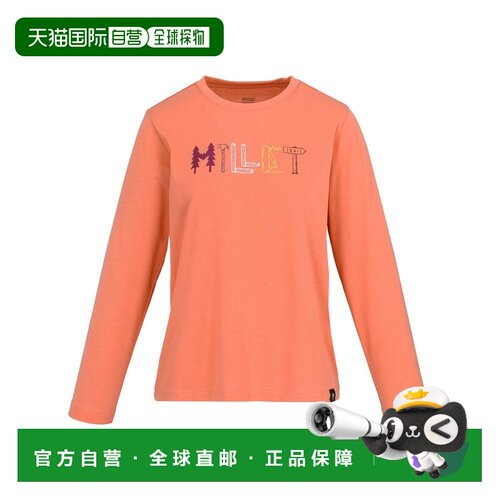 日本直邮MILLET 米雷尔女士长袖T恤树径系列MIV03283-N0106速干