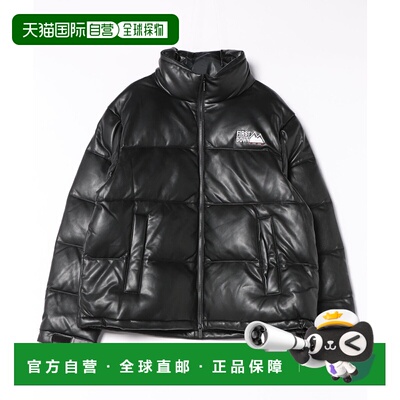 1h可退 日本直邮FIRST DOWN 男装 合成皮革拼接 立领羽绒外套 90%