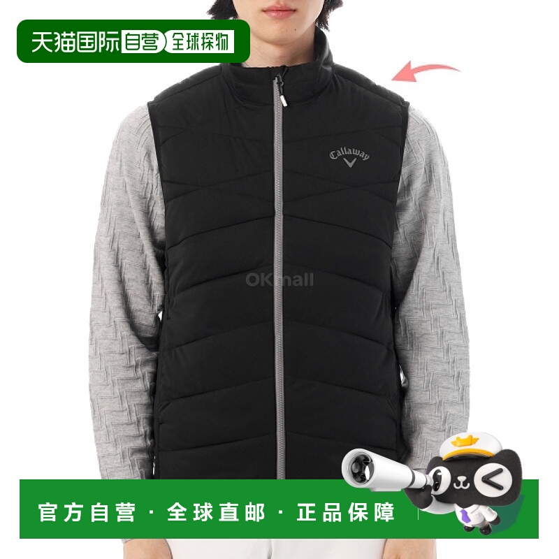 韩国直邮Callaway 全拉链加垫背心 (C25216103-1010) 针织衫/背心