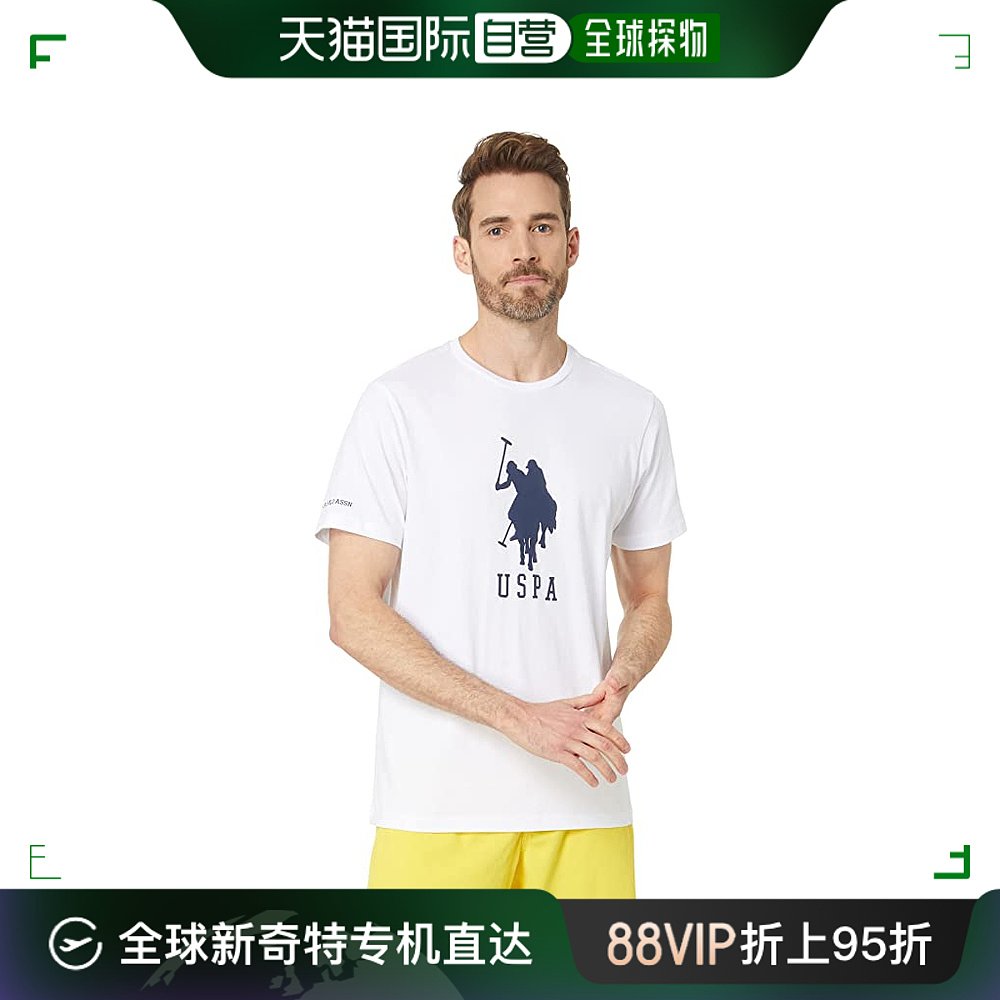 香港直邮潮奢 U.S. Polo Assn.美国马球协会男士 DHM短袖水手T