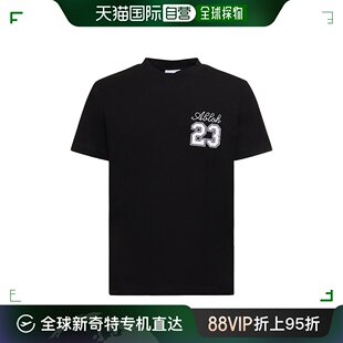 Off White 男士 棉质T恤 香港直邮潮奢 logo修身