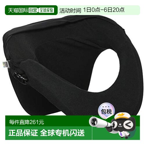 【日本直邮】Komine摩托车颈托颈部保护器黑色独立弹力舒适
