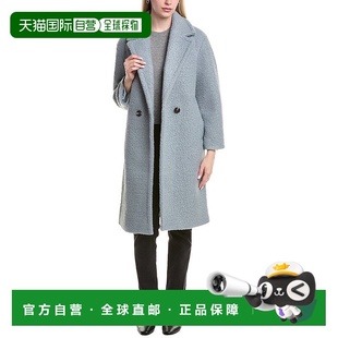 Ivy blue Medium Coat 美国奥莱直发外套 Boucle 自营Tahari