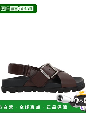 香港直邮Miu Miu 圆头平底凉鞋 5X214E070F010