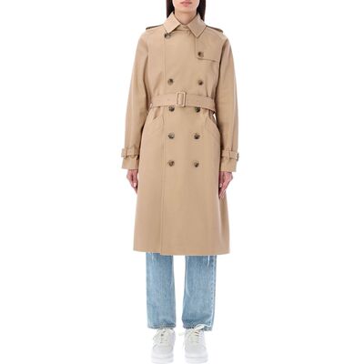 1h可退 A.P.C. 女士风衣 F01150COZBABAA SS2023 棕色 Apc RAINCO