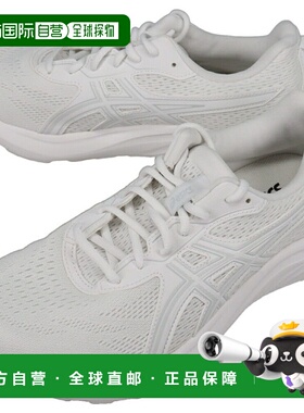 日本直邮ASICS GEL-CONTEND 9 运动鞋白色/冰川灰色宽1011B882-10