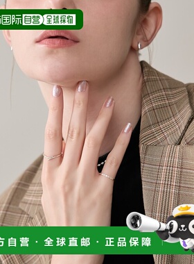 1h可退 日本直邮NOJESS 女装 简约银色圆点指环 低调叠戴设计 302