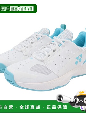 日潮跑腿YONEX尤尼克斯 女款户外运动网球鞋 白色蓝色 22 SHT106-