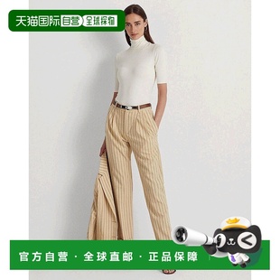 Ralph Lauren Lauren高领肘袖 针织毛衣 1h可退 女装 美国直邮