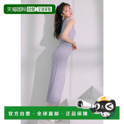 日本直邮Rienda 爆米花针织秋冬半身裙 PNK RI3465EW25438 粉色