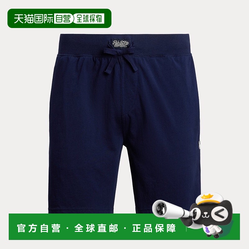 自营欧洲直邮RALPH LAUREN拉夫劳伦 Polo修身棉质针织睡衣短裤