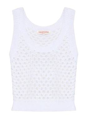 Valentino 网眼无袖背心 5B3KM05L8TE