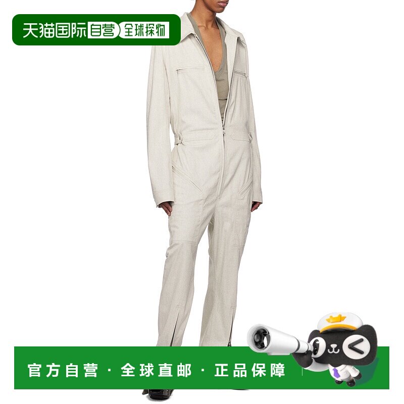 1h可退 香港直邮Rick Owens 长袖连身裤 RU01E5559DRD