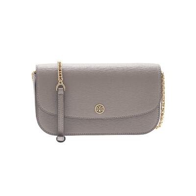 [TORY BURCH] ROBINSON 锁链 WELLET挎包 82946_082_GRAY HERON