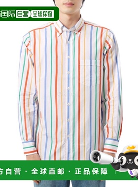 韩国直邮DRAKE'S 多条纹府绸 BD 衬衫 (DR2A4A 25042-01-662) 长