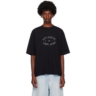 logo印花T恤 男士 OMAA120F24JER00M White Off