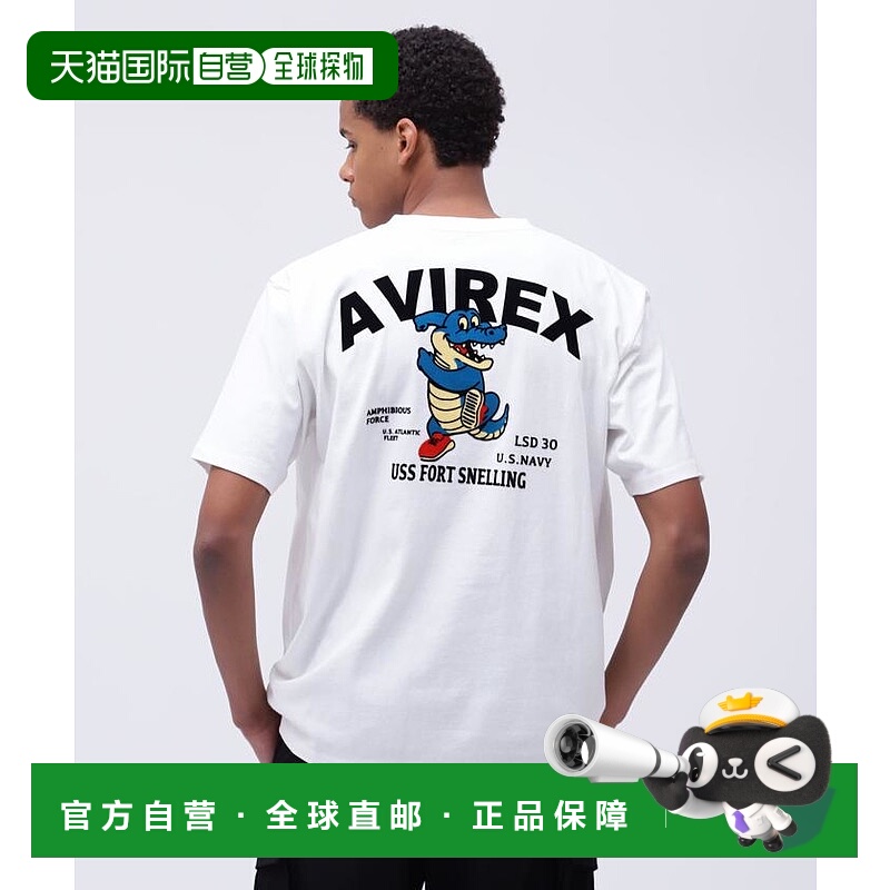 日本直邮AVIREX USS FORT SNELLING T恤 [AV1129EM020469]