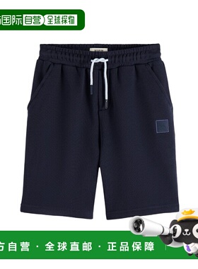 自营Scotch & Soda Logo Badge Sweatshort - blue 美国奥莱直发
