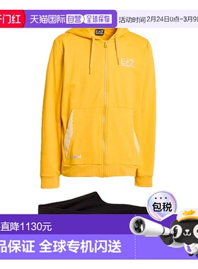 1h可退 香港直邮潮奢 Ea7 男士 Outfit 运动运动装 orange橙色 舒