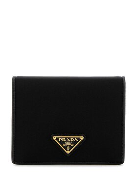 PRADA 女士钱包 1MV2042DMIF0002 AW2024 黑色 折叠钱包