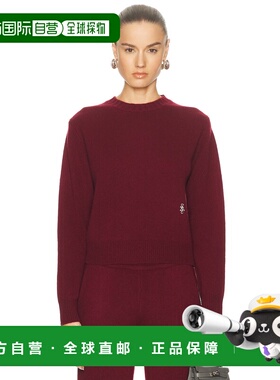 1h可退 香港直邮潮奢 SPORTY & RICH 女士 羊绒毛衣 WS01262302RE
