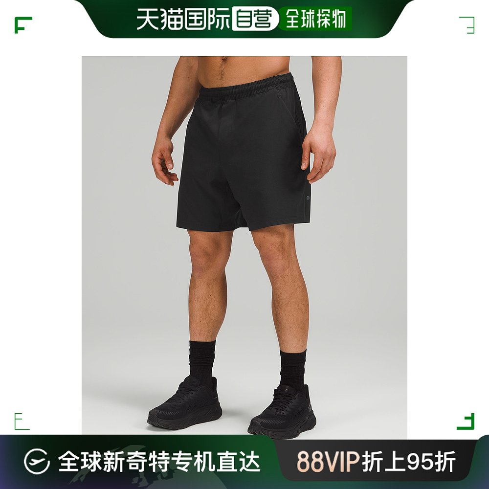 日潮跑腿Lululemon露露乐蒙 Pace Breaker短裤（不含内衣）7英