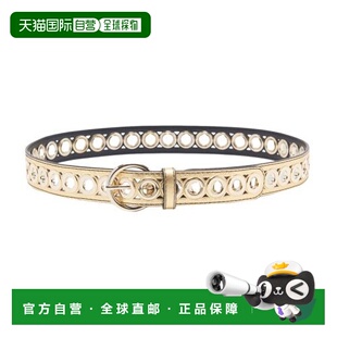 自营欧洲直邮Sandro 带孔眼腰带牛皮皮带情人节礼物