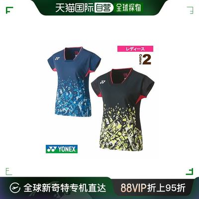 Yonex 网球羽毛球服女款比赛衬衫衬衫T恤20716尤尼克斯修身