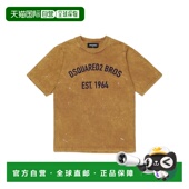 香港直邮DSQUARED2 棕色 SS2026 男童T恤 DQ3170D0AG8DQ730