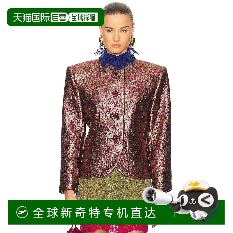 1h可退 香港直邮潮奢 Saint Laurent 圣罗兰 女士 夹克 830883Y7K