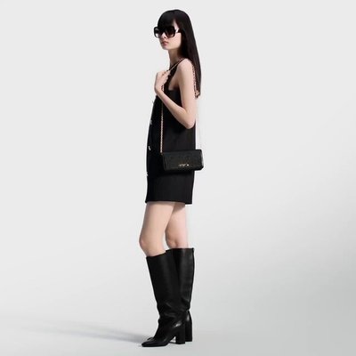 LOUIS VUITTON(路易威登)女士百合链条钱包