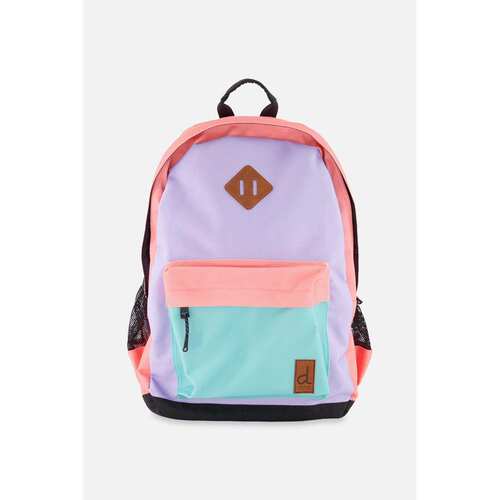 自营deux par deuxKids Backpack Lavender, Turquoise And Orang