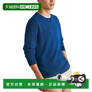 自营Faherty Indigo Crewneck Sweater - blue 美国奥莱直发毛衣