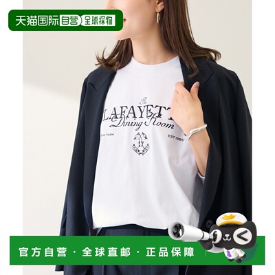 1h可退 日本直邮FRAMeWORK 女装 GIFT SHOP联名LOGO印花长袖T恤