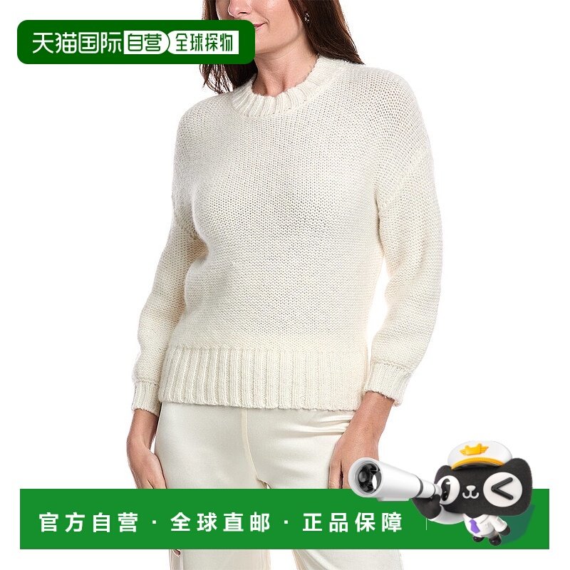 自营 Peserico羊驼毛混纺毛衣-白色 美国奥莱直发