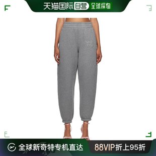 香港直邮潮奢 女士 Alexander Wang 王T系列 亚历山大 灰色