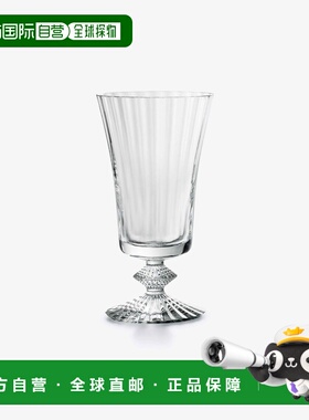 欧洲直邮Baccarat巴卡拉 Mille Nuits水晶威尼斯竖纹白葡萄酒杯