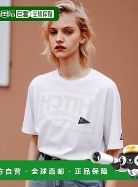 韩国直邮YALE [YALE x HITCH] COOL COTTON STRING TEE WHITET恤Y