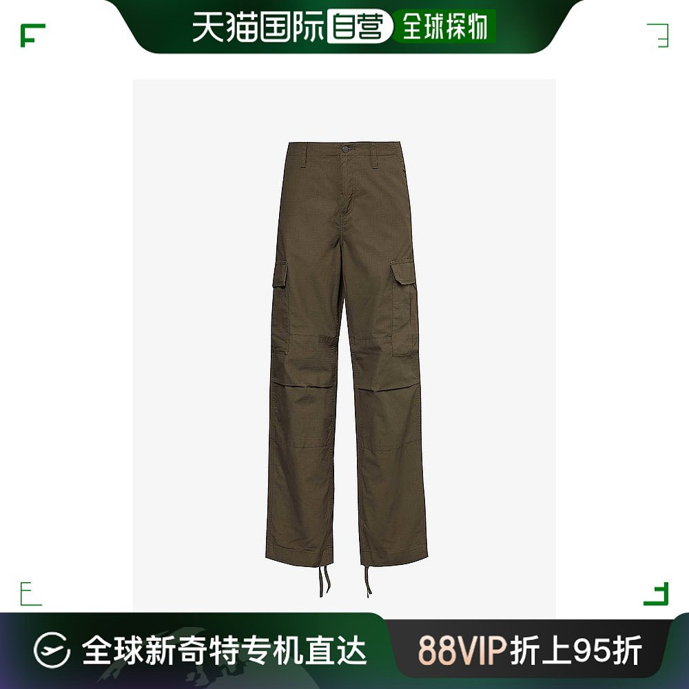 香港直邮潮奢 CARHARTT WIP男士 Cargo-pocket小裤脚棉质裤子