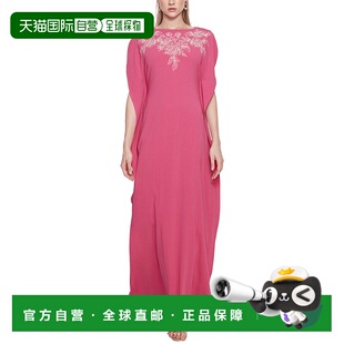 粉色连衣裙 自营 轻盈绉布长袍 Notte 美国直发奥莱 Marchesa