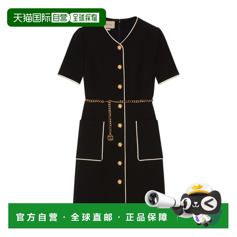 自营Gucci 短袖连衣裙 693043XJD8W