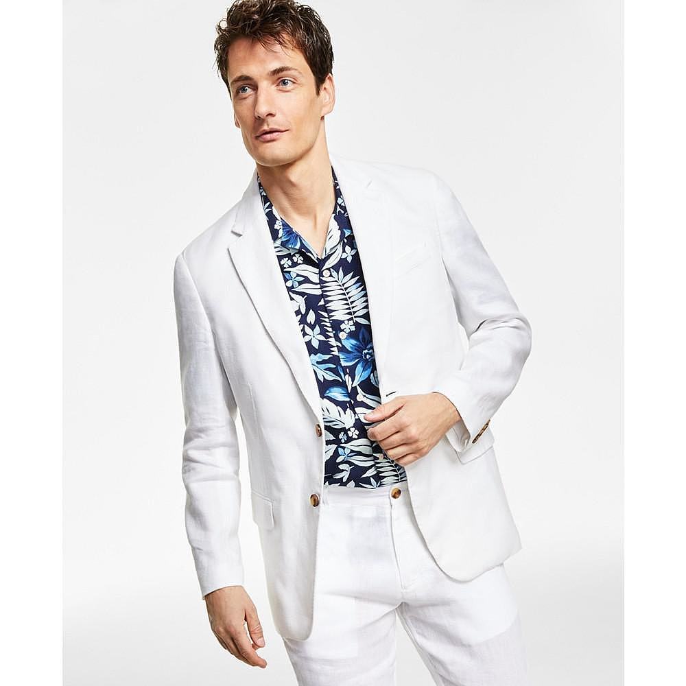 Club Room|男士 100% 亚麻西装外套，专为梅西百货打造