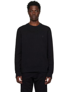 潮奢 GOLDEN GOOSE 男士 黑色徽标卫衣 GMP01223P000525