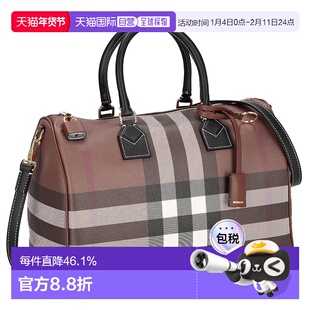 日本直邮BURBERRY博柏利手提包经典格子女士经典大牌简约风时尚新
