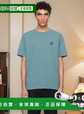 1h可退 香港直邮潮奢 MAISON KITSUNE 男士 蓝色 Bold Fox Head P
