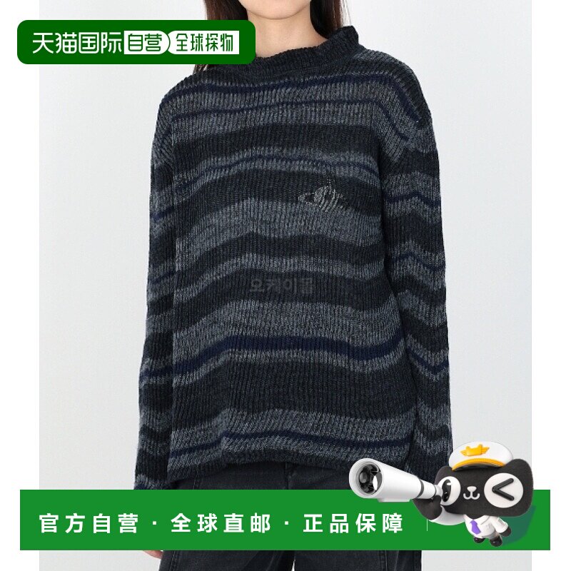 韩国直邮Vivienne Westwood 基岩圆领针织跳线 女士套头毛衣 2024