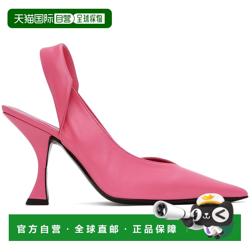 1小时内可退 香港直邮潮奢 BY FAR 女士 粉色 Yasha 高跟鞋 23SSY