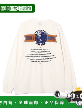 1h可退 日本直邮MANASTASH 男女同款 长袖T恤 HEMP TOUR 2000 792