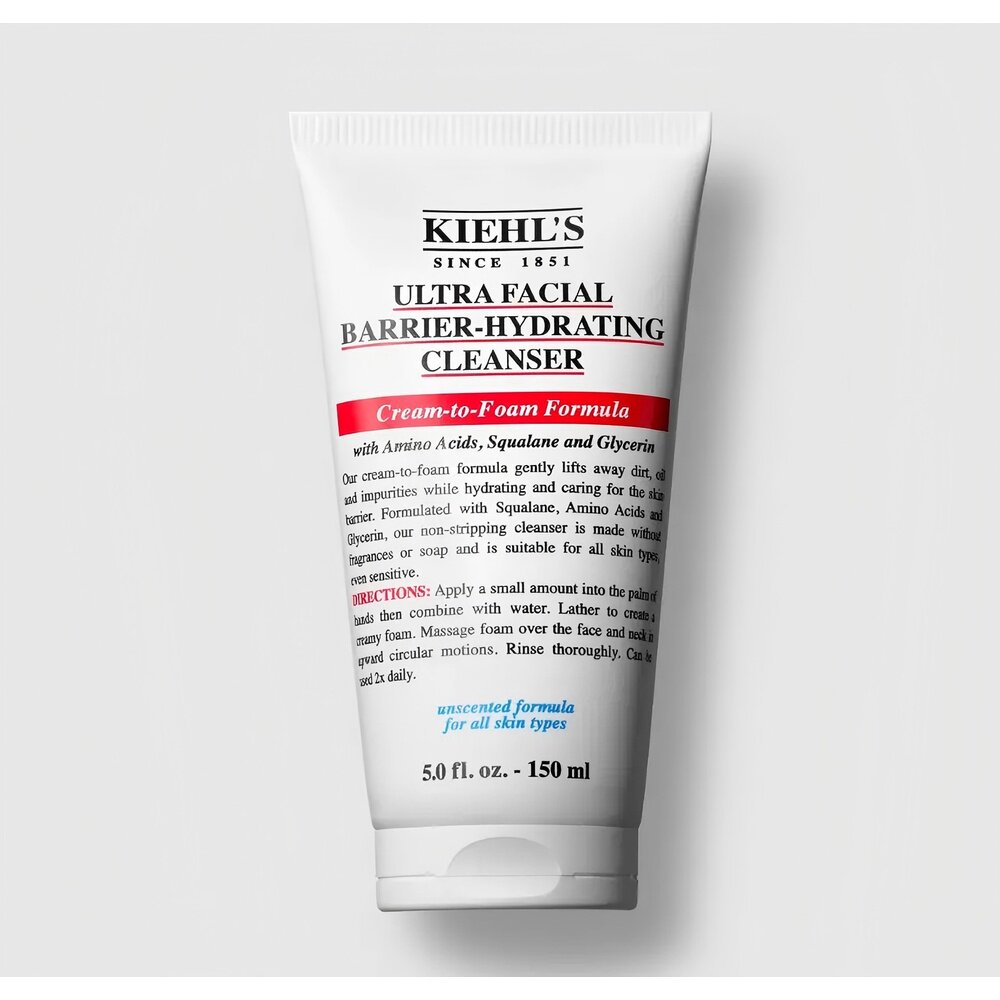 香港直邮Kiehls/科颜氏高保湿洁面乳150ml 新版正品