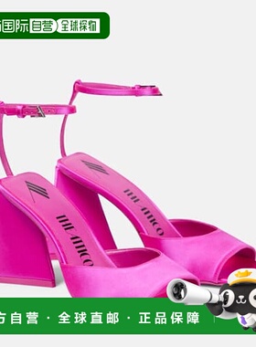 1h可退 香港直邮The Attico 女士 Piper fluo 85mm 高筒凉鞋女鞋